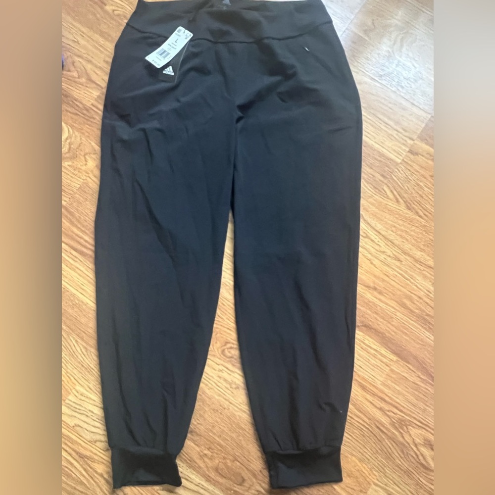 Adidas black jogger pants